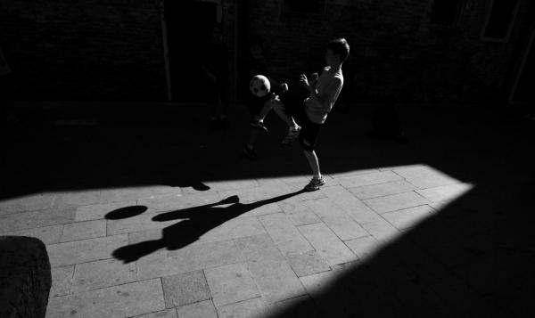 soccer shadow